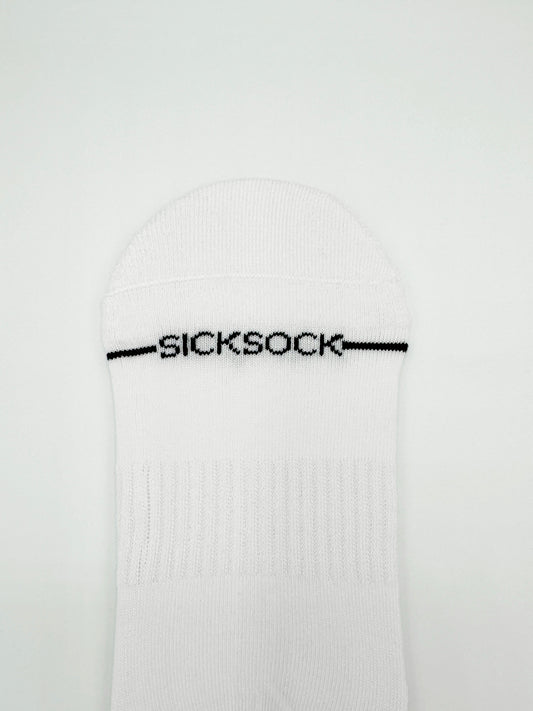 Cushioned Ankle Socks White/black