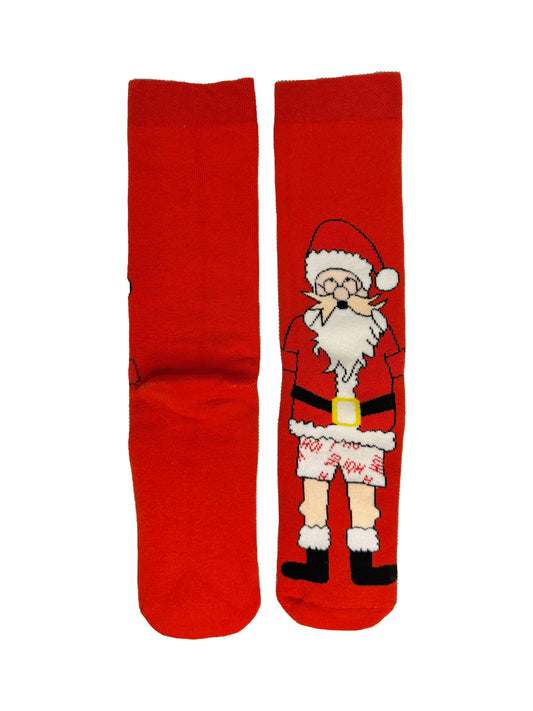Santa's Cheeky Greetings Christmas Socks