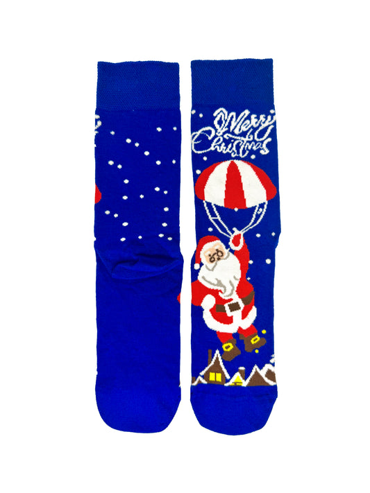 Santa's Airborne Christmas Socks