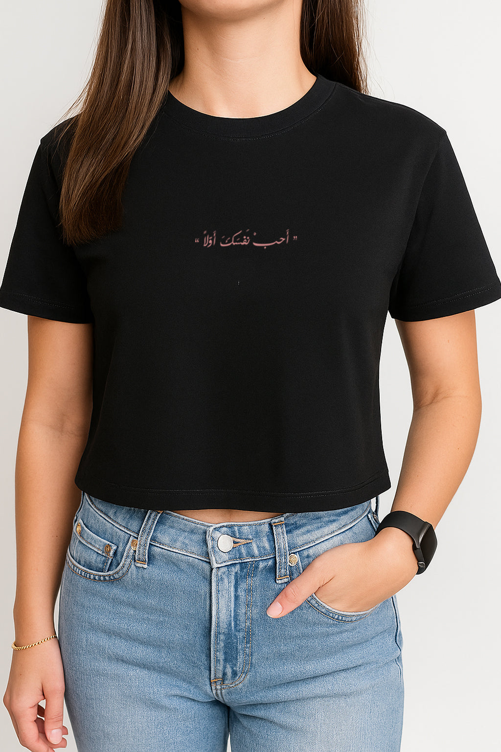 SickTee Love Yourself First Crop Tee