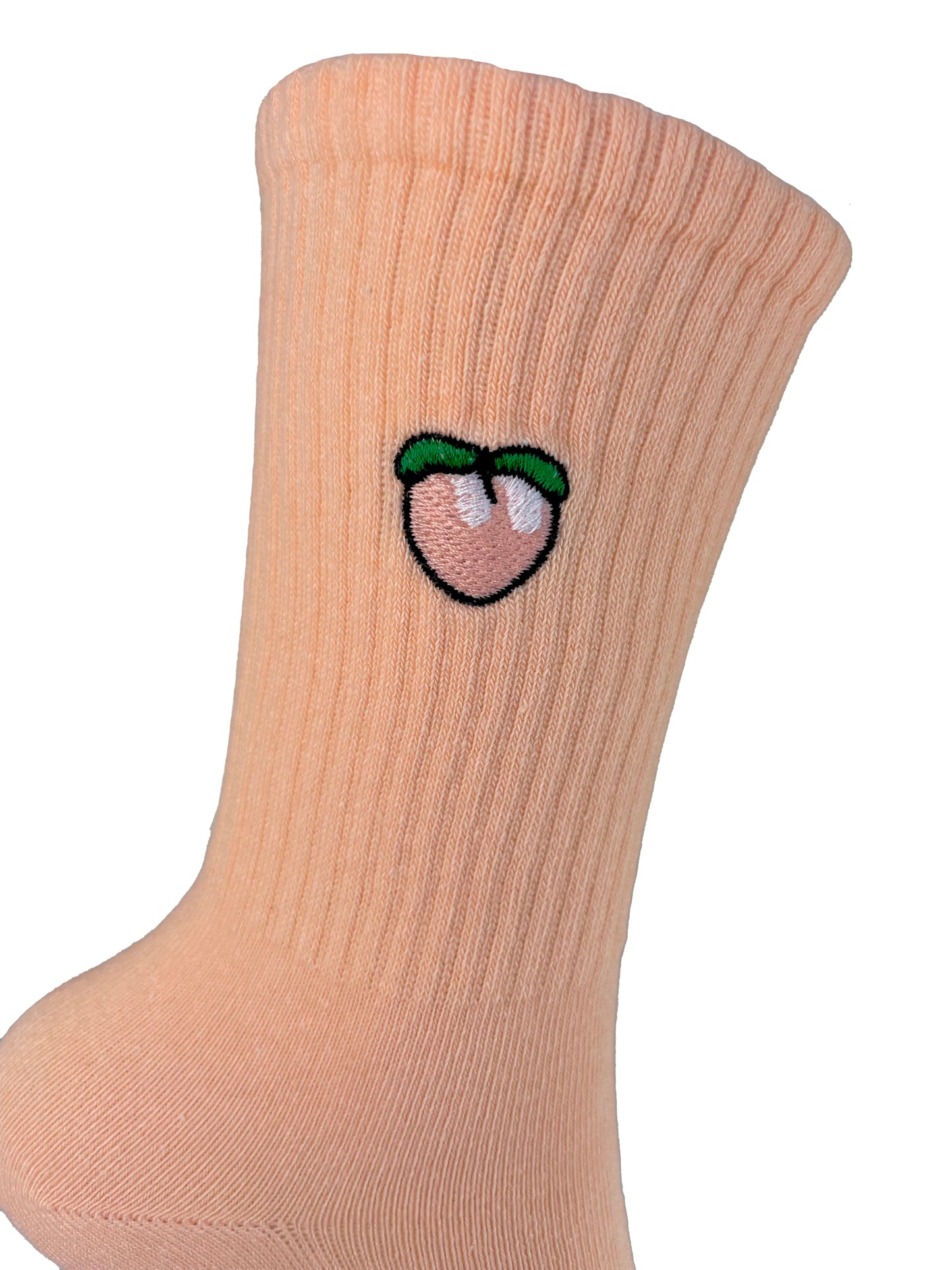 Embroidered Peach
