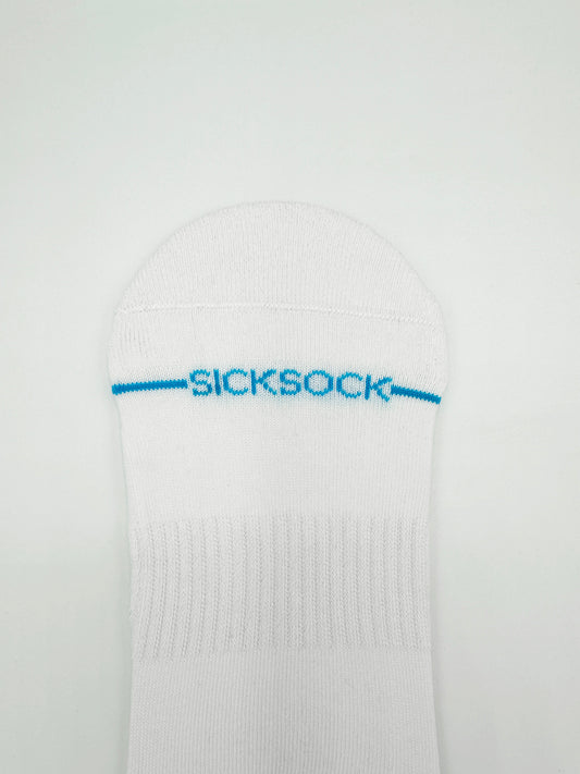 Cushioned Ankle Sock White/Blue