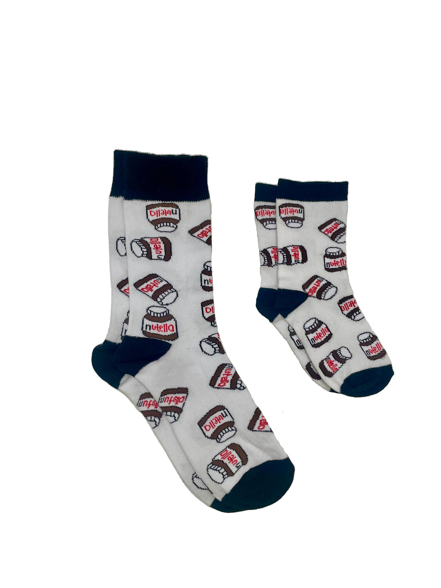Mini-Me Match: Adorable Nutella Sock Set for Parents and Kids