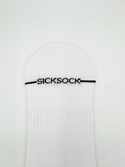 Cushioned Ankle Socks White/black