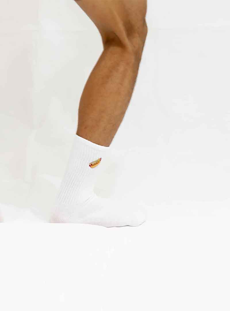 Socks Winghouse Embroidered Hotdog Socks – SickSock