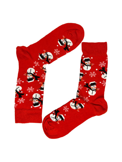 Frosty Winter Christmas Socks