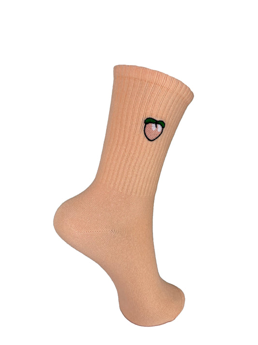 Embroidered Peach