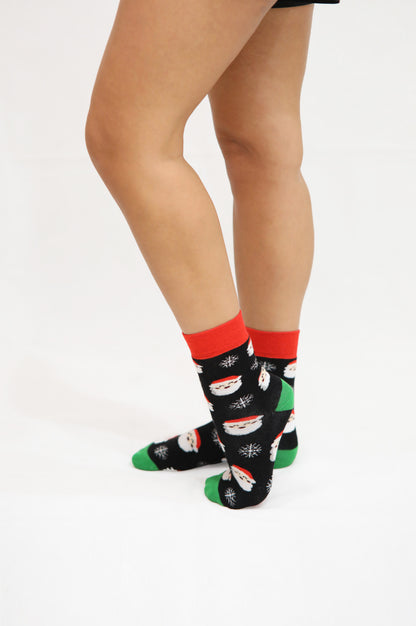 Santa's Midnight Christmas Socks