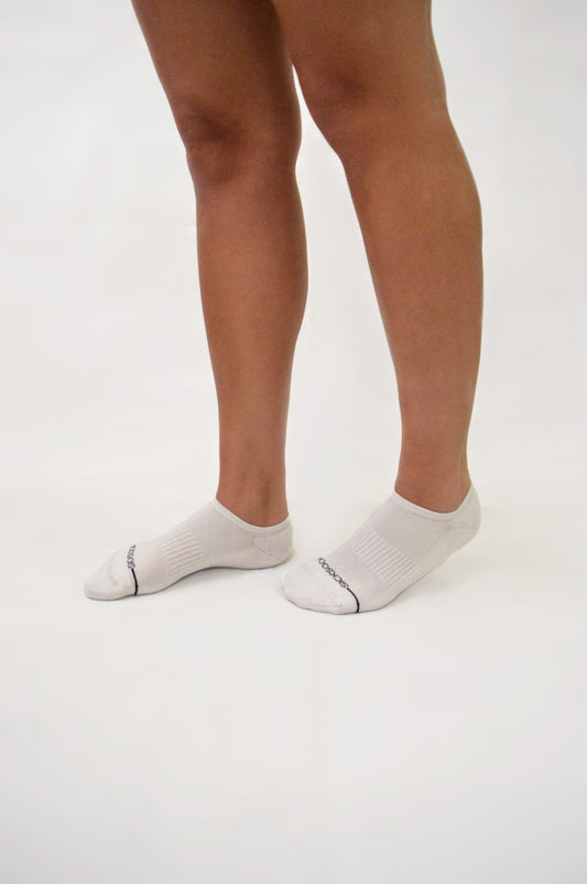 Cushioned Ankle Socks White/black